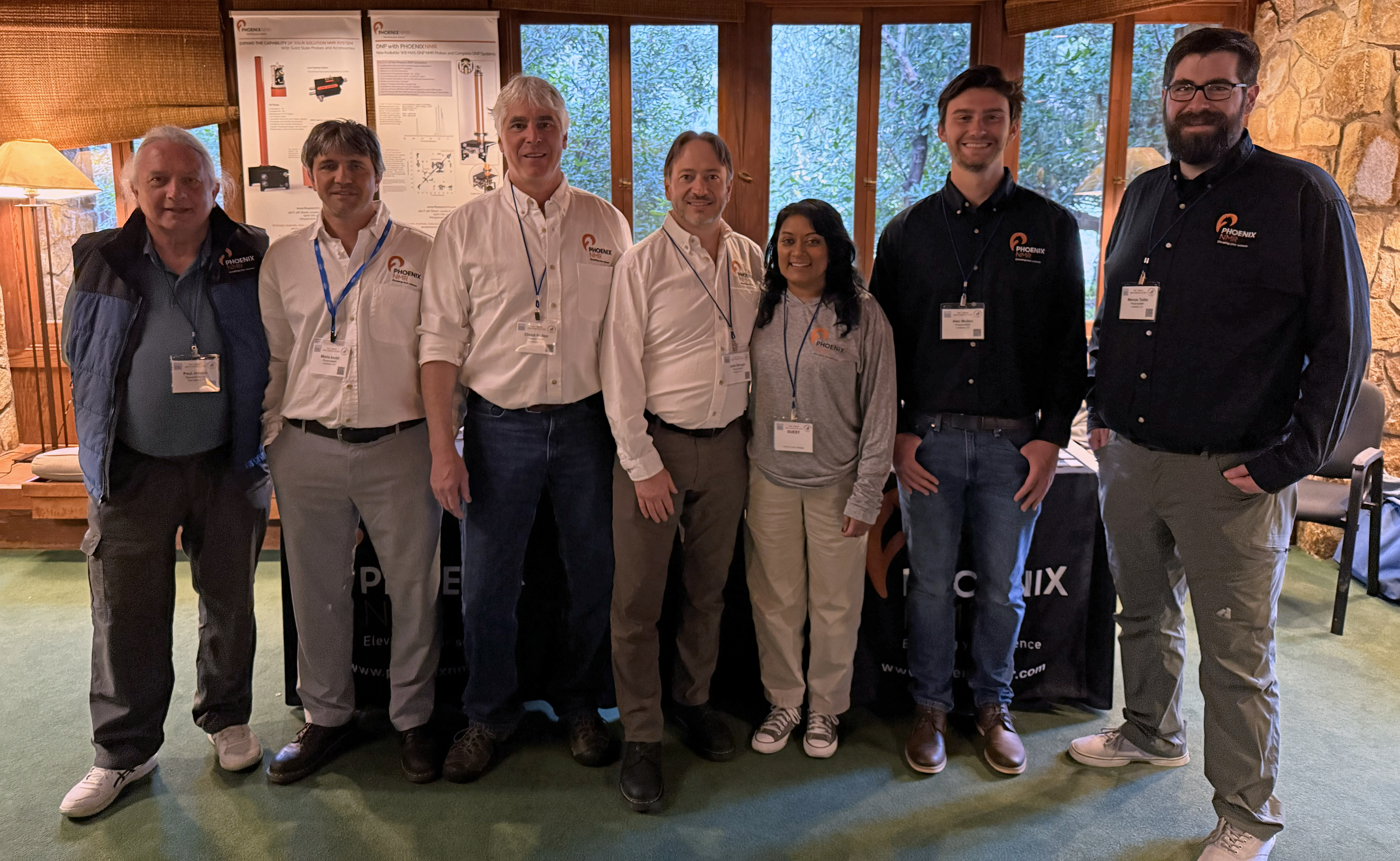 Members of the PhoenixNMR Team attending the 2025 ENC/ISMAR